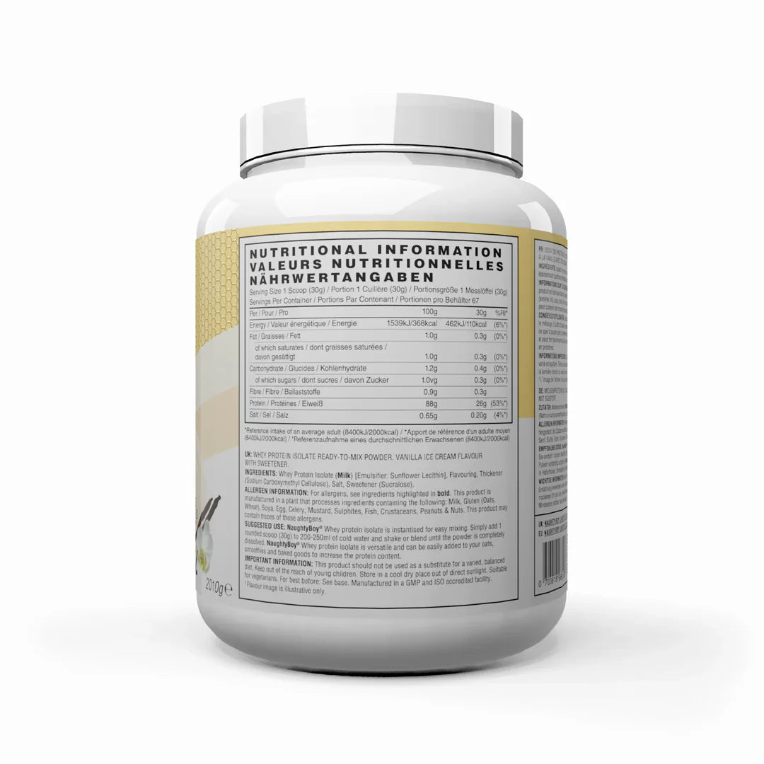 NAUGHTY BOY® ISO-9 WHEY PROTEIN ISOLATE (2kg)