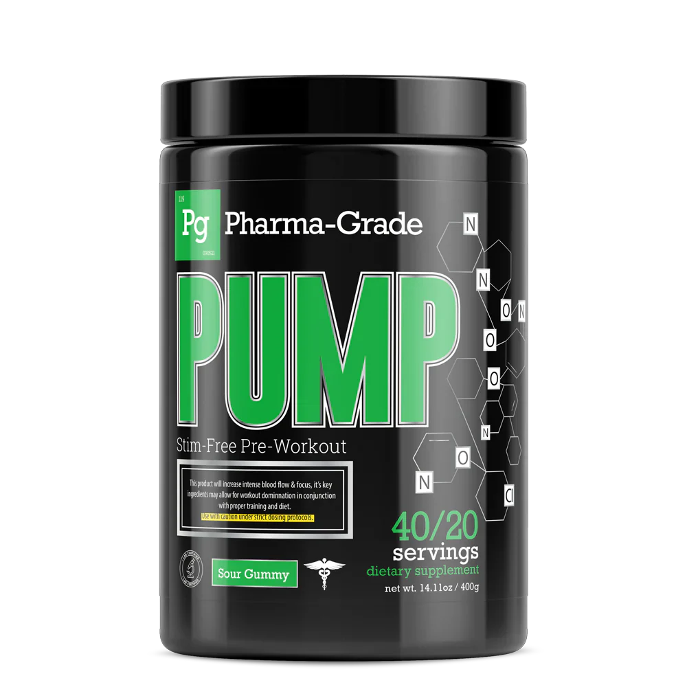 PHARMA-GRADE PUMP STIM FREE PRE-WORKOUT