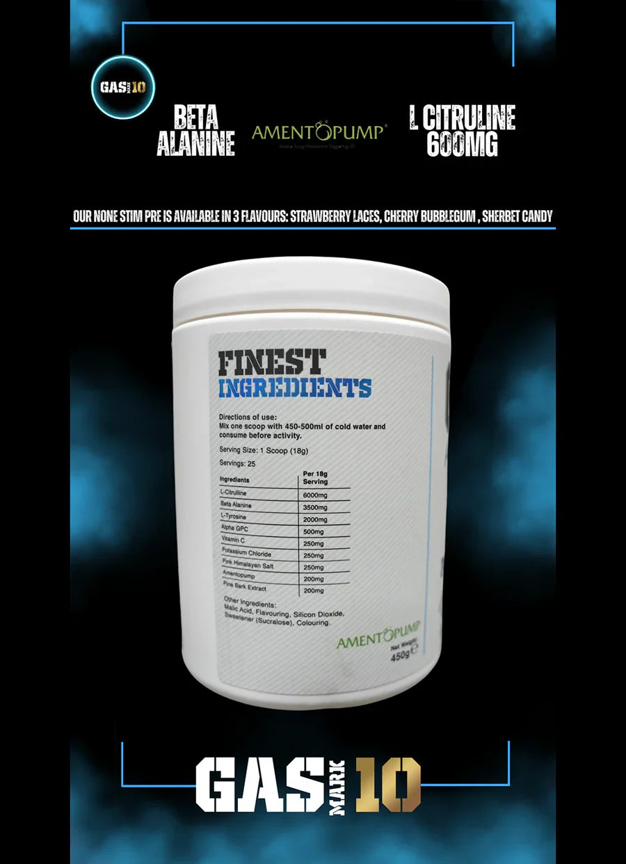 GAS MARK 10 PITBULL PUMP STRAWBERRY LACES (450g)