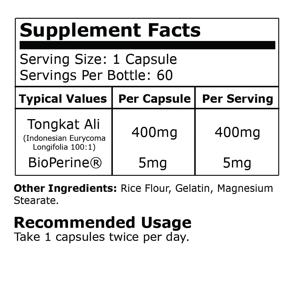 BLACK MAMBA TONGKAT ALI (60 caps)