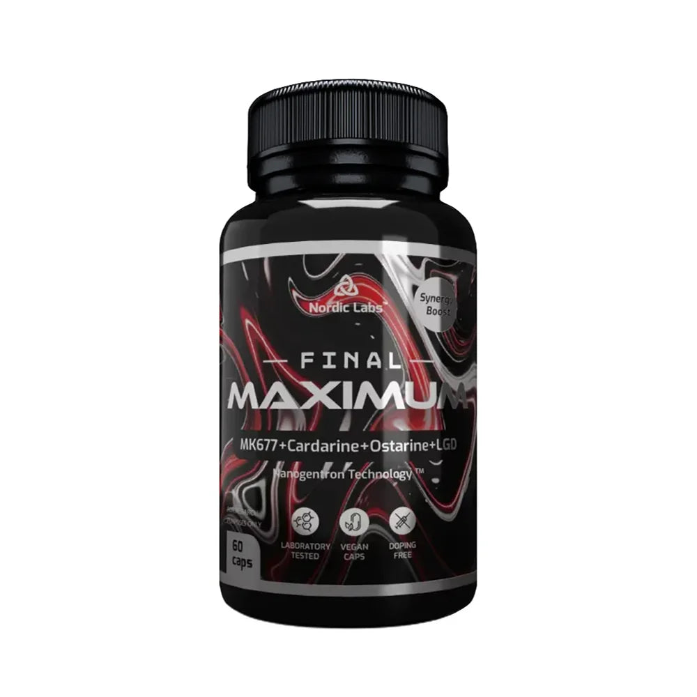 Nordic Labs Final Maximum | MK677+Cardarine+Ostarine+LGD (60 Caps)
