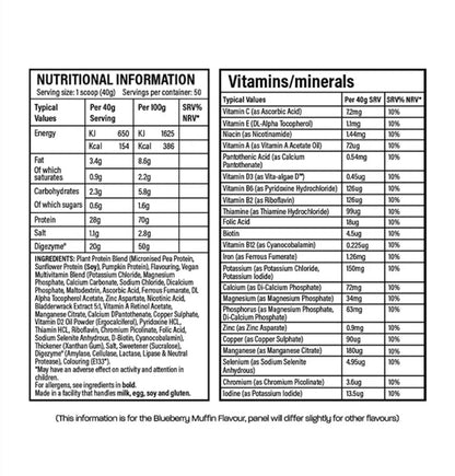 TBJP PANT BASED VEGAN PROTEIN (2kg)