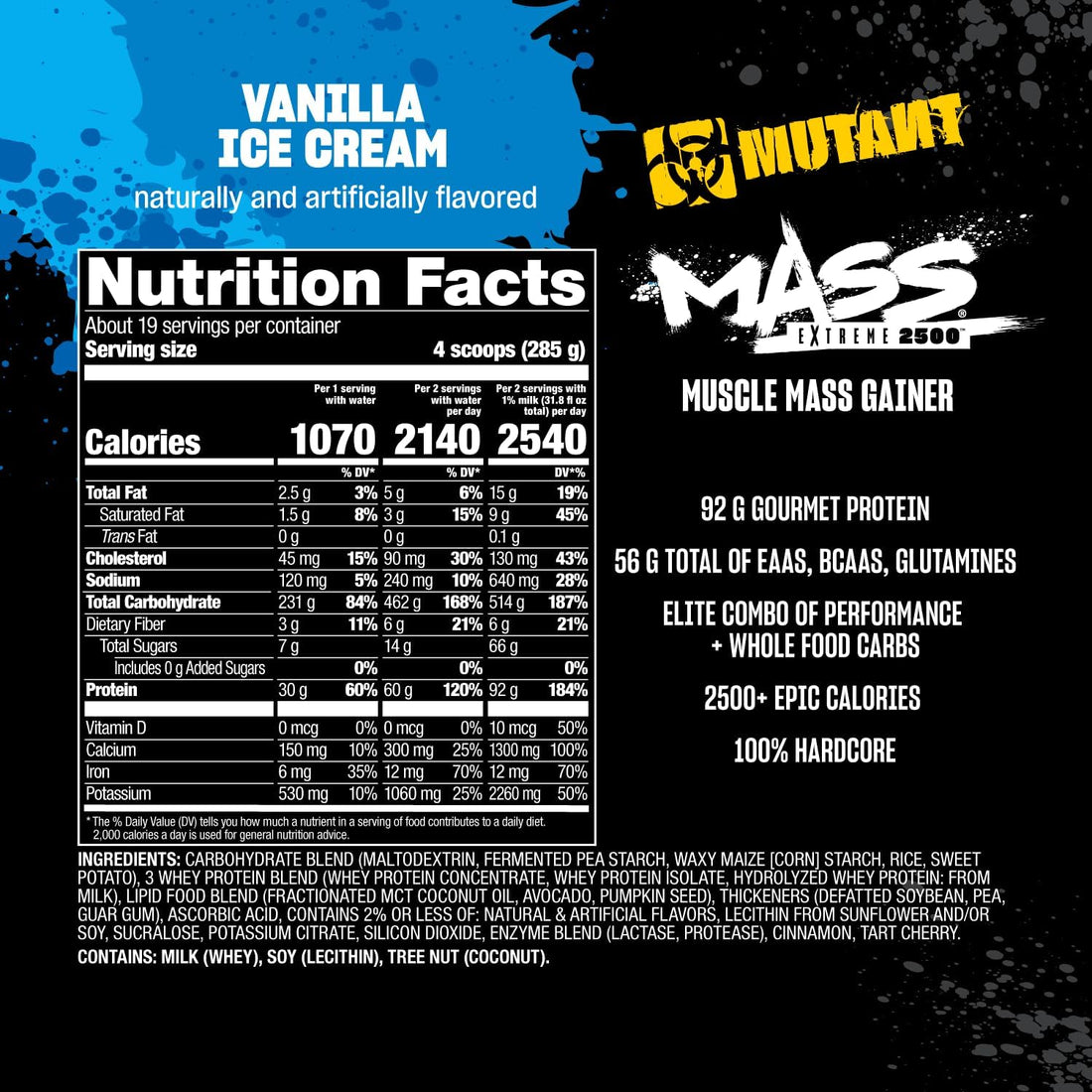 Mutant Mass Extreme 2500 (5.45kg)