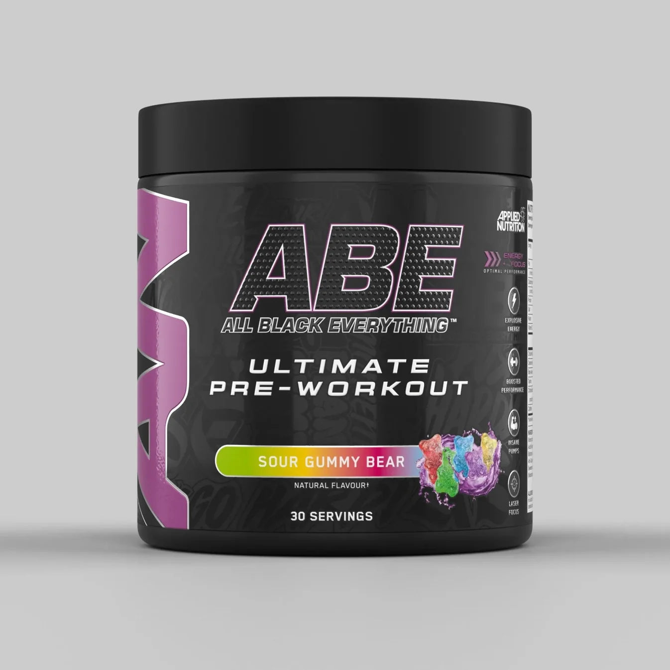 APPLIED NUTRITION ABE PRE-WORKOUT - ALL BLACK EVERYTHING (375g)
