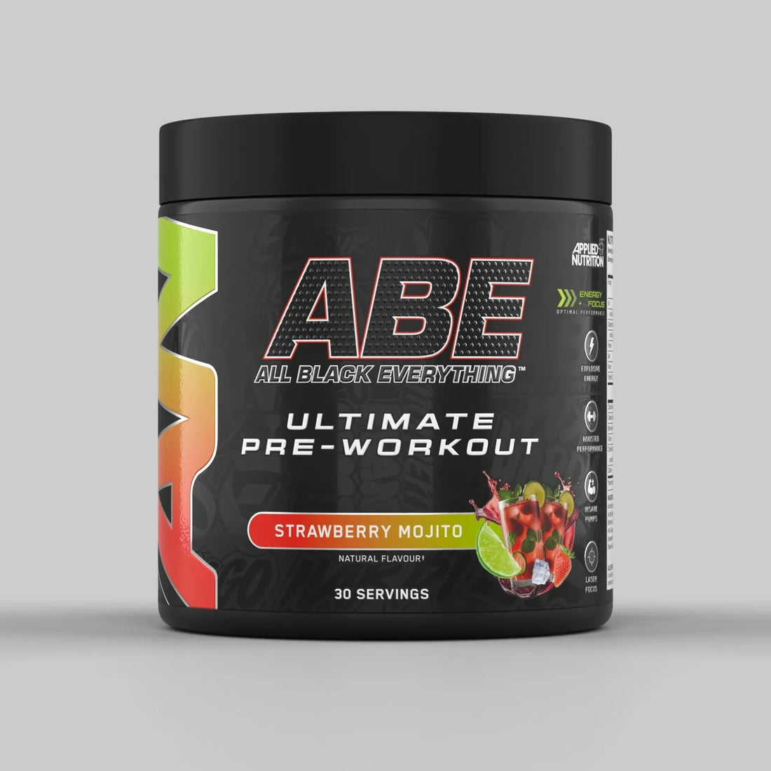 APPLIED NUTRITION ABE PRE-WORKOUT - ALL BLACK EVERYTHING (375g)