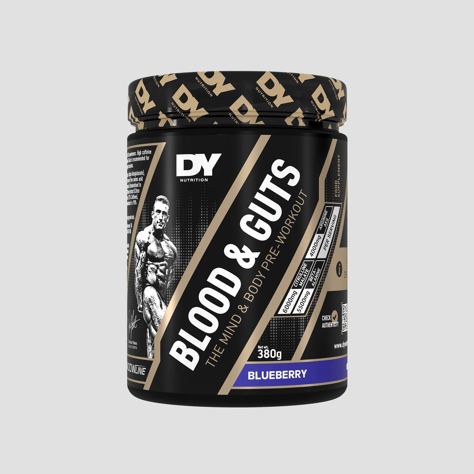 DY Nutrition - Blood and Guts Pre Workout Powder (380g)