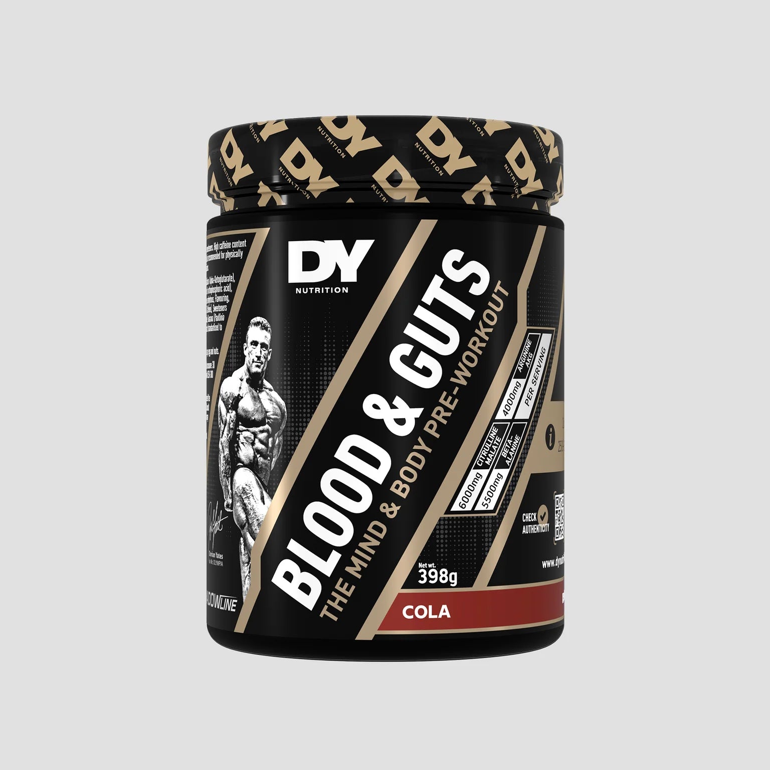 DY Nutrition - Blood and Guts Pre Workout Powder (380g)