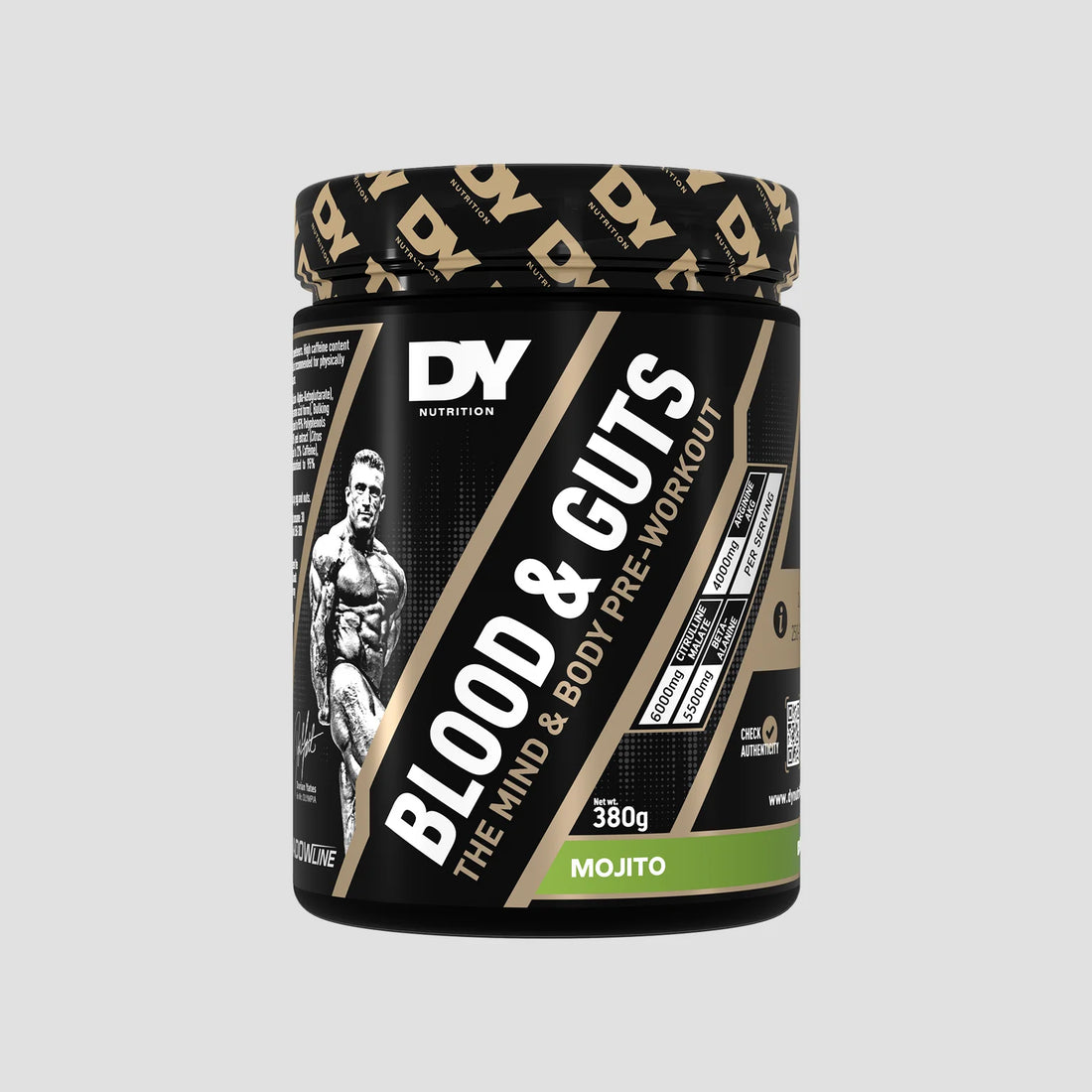 DY Nutrition - Blood and Guts Pre Workout Powder (380g)