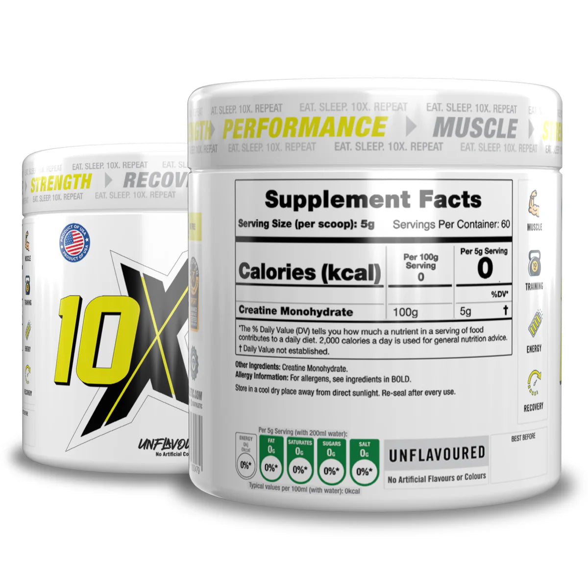 10X ATHLETIC CRE (300g)