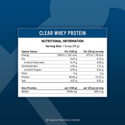 APPLIED NUTRITION CLEAR WHEY PROTEIN (125g)