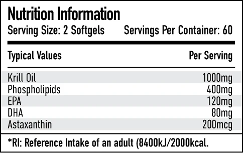 Per4m Krill Oil Omega-3 + Astaxanthin - 120 Caps
