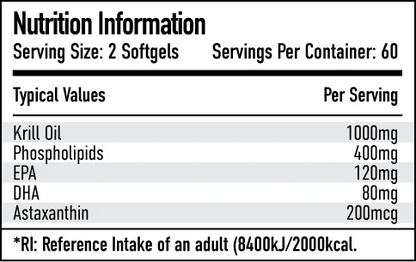 Per4m Krill Oil Omega-3 + Astaxanthin - 120 Caps