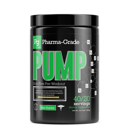 PHARMA-GRADE PUMP STIM FREE PRE-WORKOUT