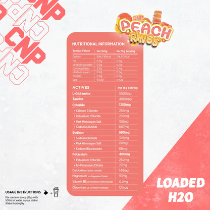 CNP Loaded H20 - Peach Rings
