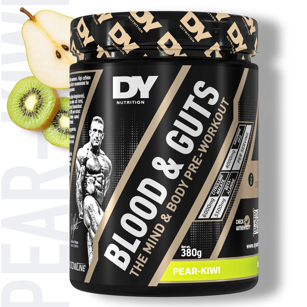 DY Nutrition - Blood and Guts Pre Workout Powder (380g)