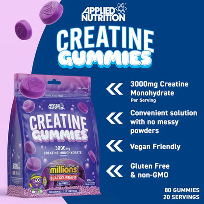APPLIED NUTRITION CREATINE GUMMIES (20 Serv)