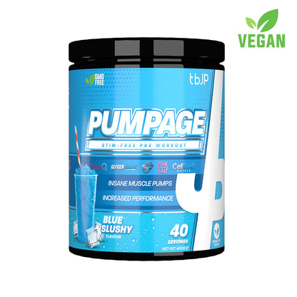 TBJP PUMPAGE PREWORKOUT STIM FREE (40 Serv)