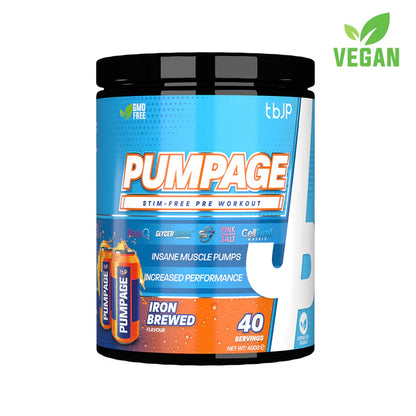 TBJP PUMPAGE PREWORKOUT STIM FREE (40 Serv)