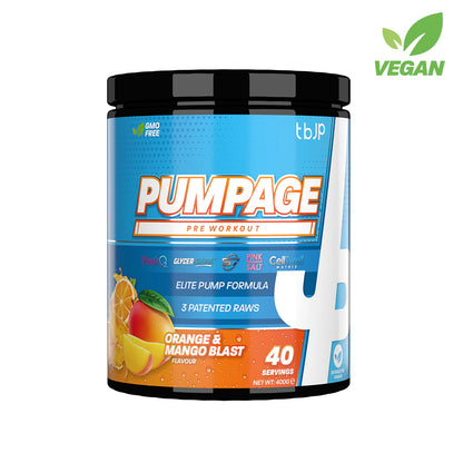 TBJP PUMPAGE PREWORKOUT STIM FREE (40 Serv)