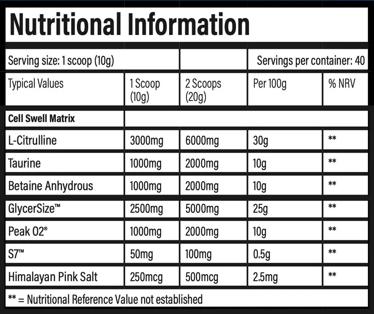 TBJP PUMPAGE PREWORKOUT STIM FREE (40 Serv)