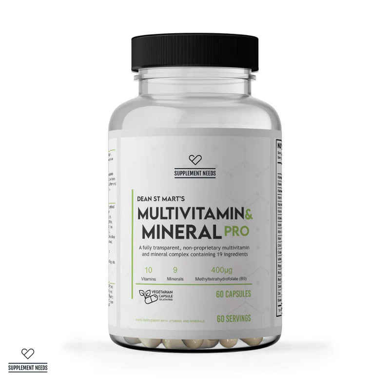 SUPPLEMENT NEEDS MULTI VITAMIN AND MINERAL PRO (30 Caps)