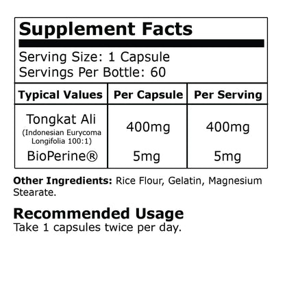 BLACK MAMBA TONGKAT ALI (60 caps)
