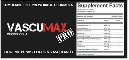 Strom Sports VascuMAX PRO (30 Serv)