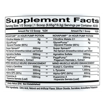 InnovaPharm NovaPump Neuro Pre Workout