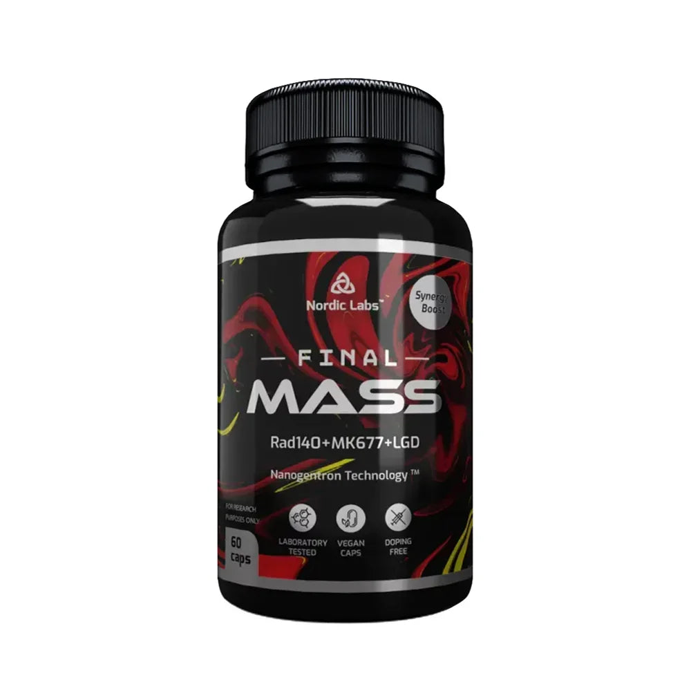 Nordic Labs Final Mass | MK-677 + RAD-140 + LGD-4033 (60 Caps)
