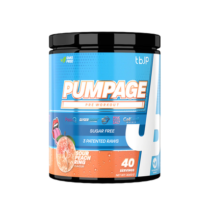 TBJP PUMPAGE PREWORKOUT STIM FREE (40 Serv)