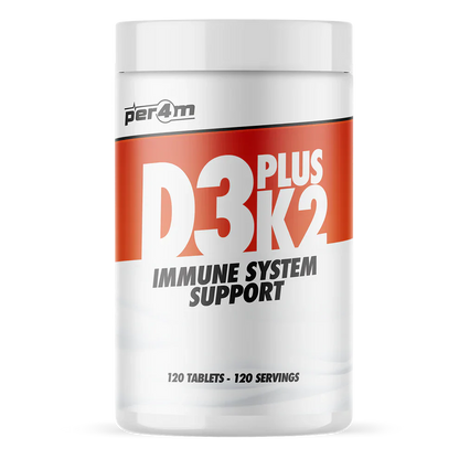PER4M Vitamin D3 Plus K2 Tablets