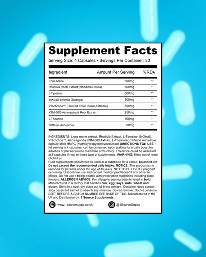 1 Source Supps - ALERT1 - Nootropic & Focus Formula