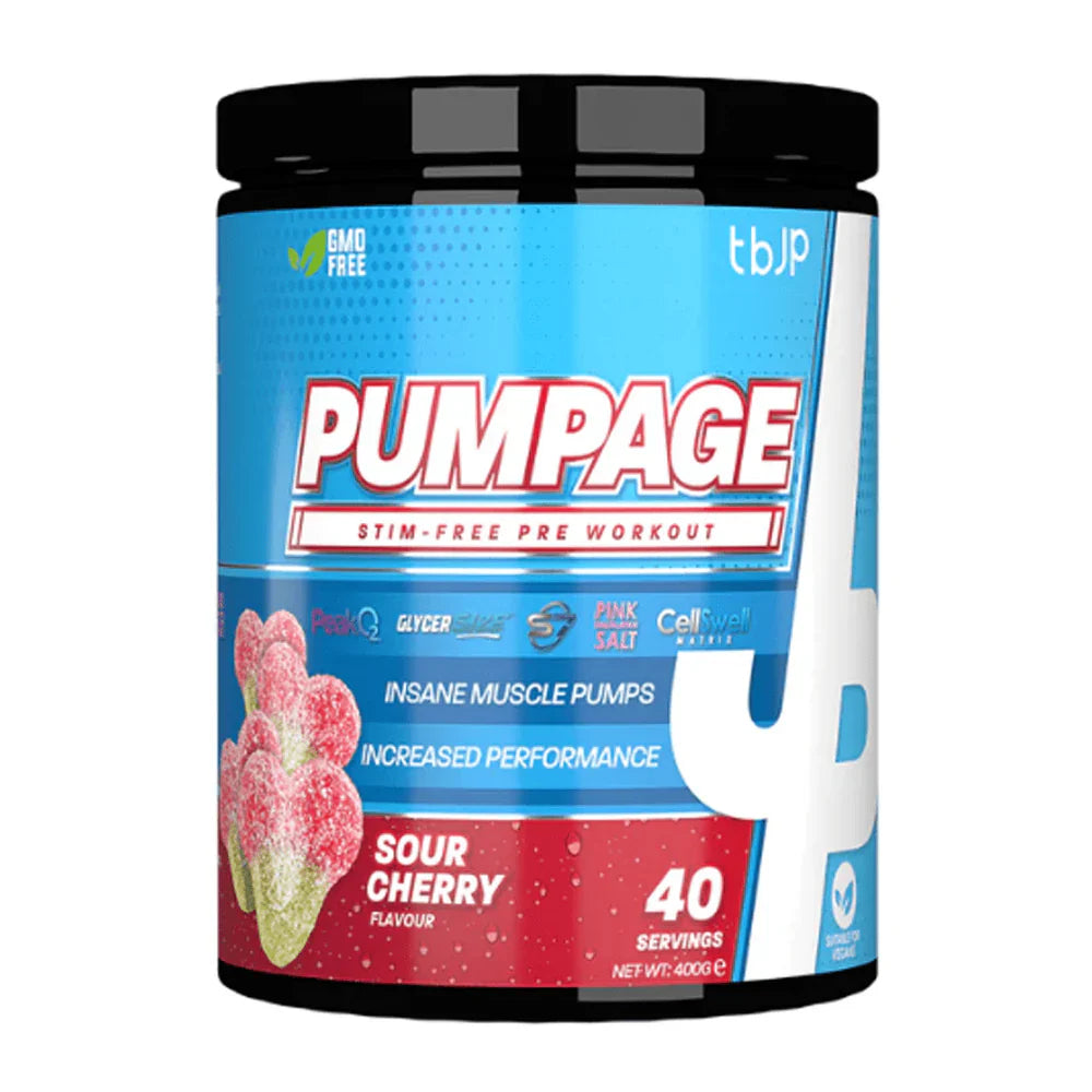 TBJP PUMPAGE PREWORKOUT STIM FREE (40 Serv)